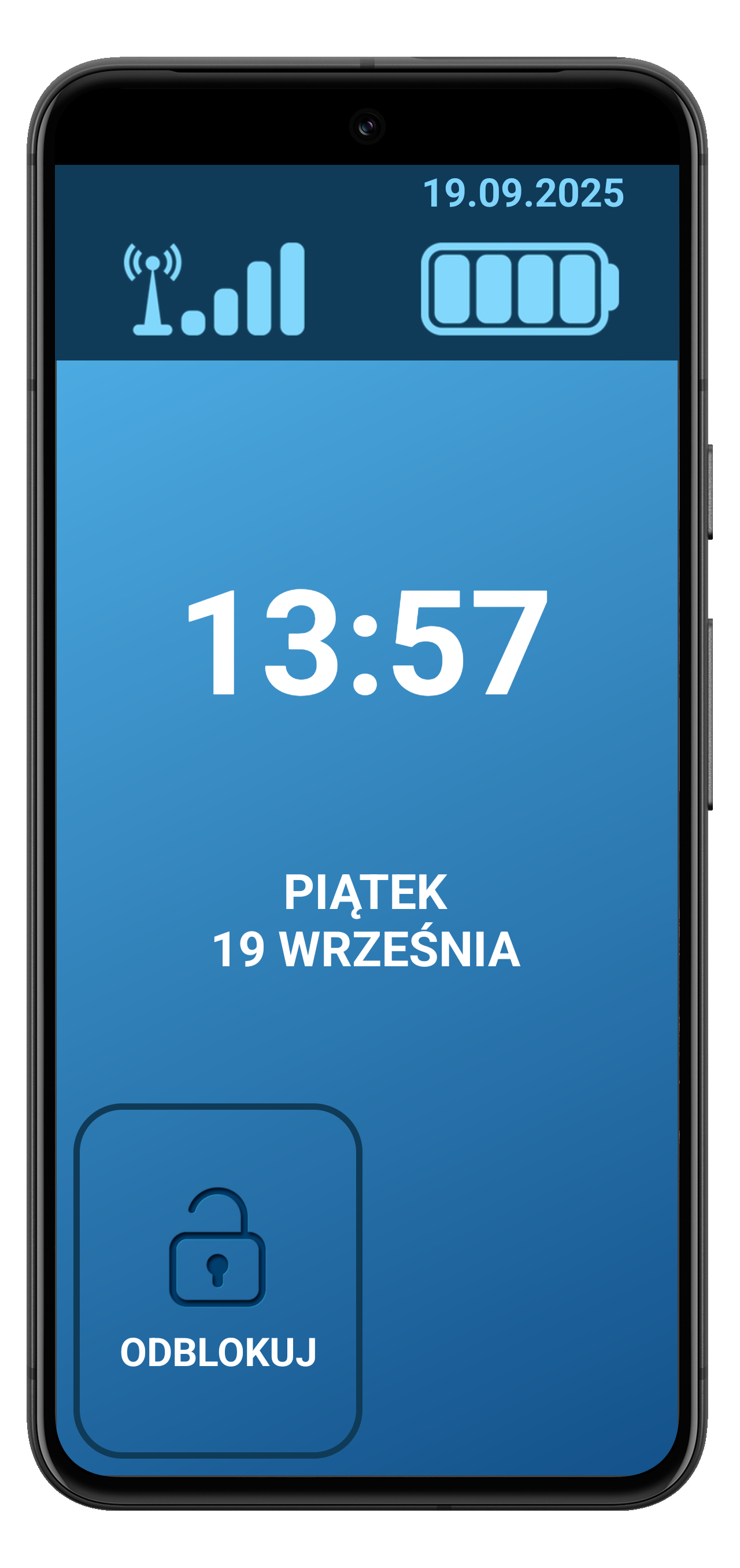 Smartfon Dla Seniora - blokada ekranu
